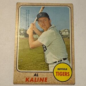 1968 Al Kaline #240 Vintage Baseball Card with Al Kaline